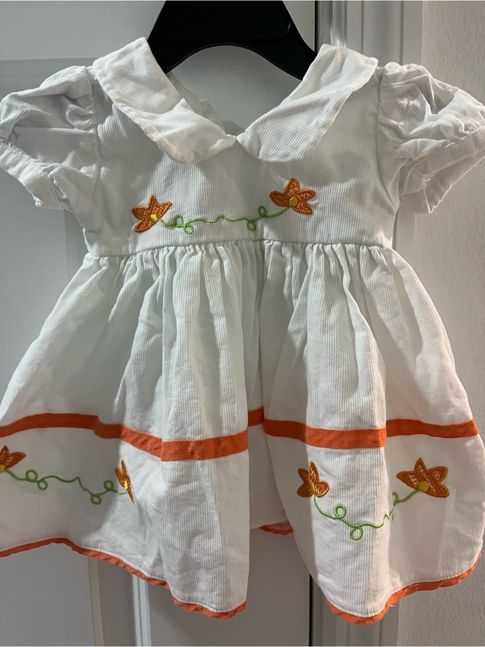Vintage 1990s Brazilian Brand Floral Dress (3/6m)